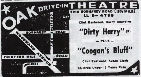 Oak Drive-In Theatre - Ad